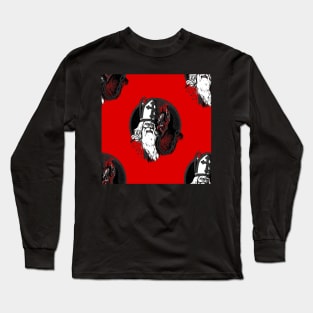 st nick krampus nightmare christmas Long Sleeve T-Shirt